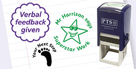 School Stampers for marking in Primary and Secondary including customised.